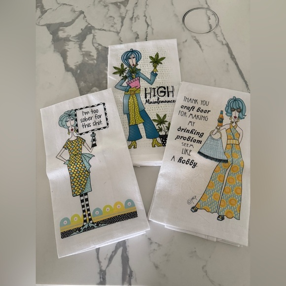 Set of 3 dish towels - Picture 1 of 4